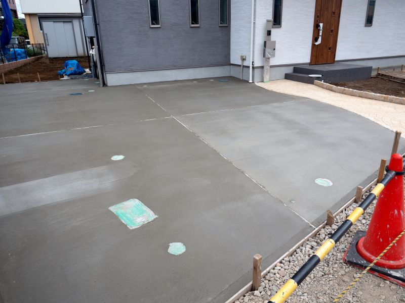Cement Driveway Repair detail