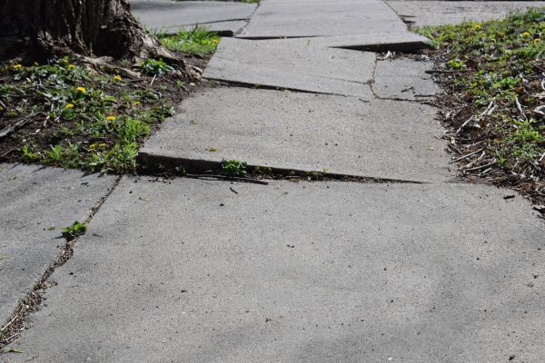 Sidewalk Trip Repair in Chattanooga